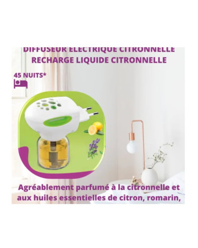Diffuseur électrique à  la Citronnelle Acto