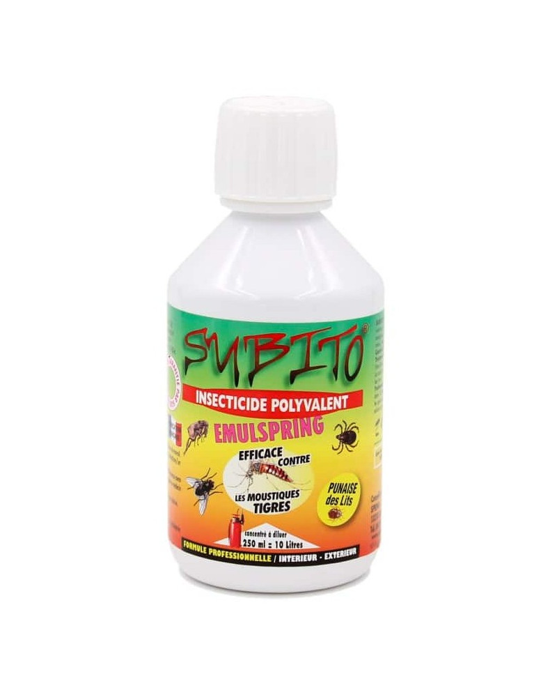 Subito - Emulspring insecticide polyvalent concentré intérieur extérieur - 1L