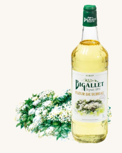 Sirop Fleur de Sureau 1L Maison Bigallet