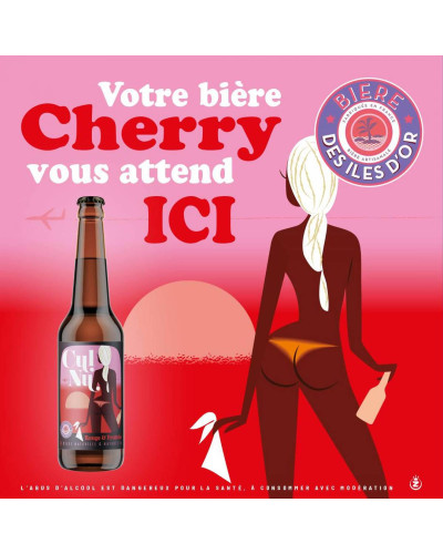 Bière des îles d'or Cul nu rouge 75 cl