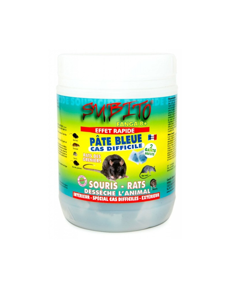 Subito - Rat souris mulot pâte bleue - 150 gr
