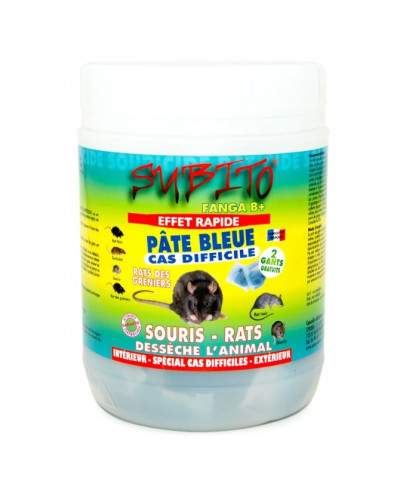 Subito - Rat souris mulot pâte bleue - 150 gr