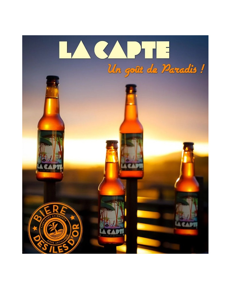 Bière des îles d'or  La Capte ambrée 75 cl