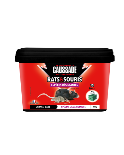 Caussade souricides raticides bloc 300gr