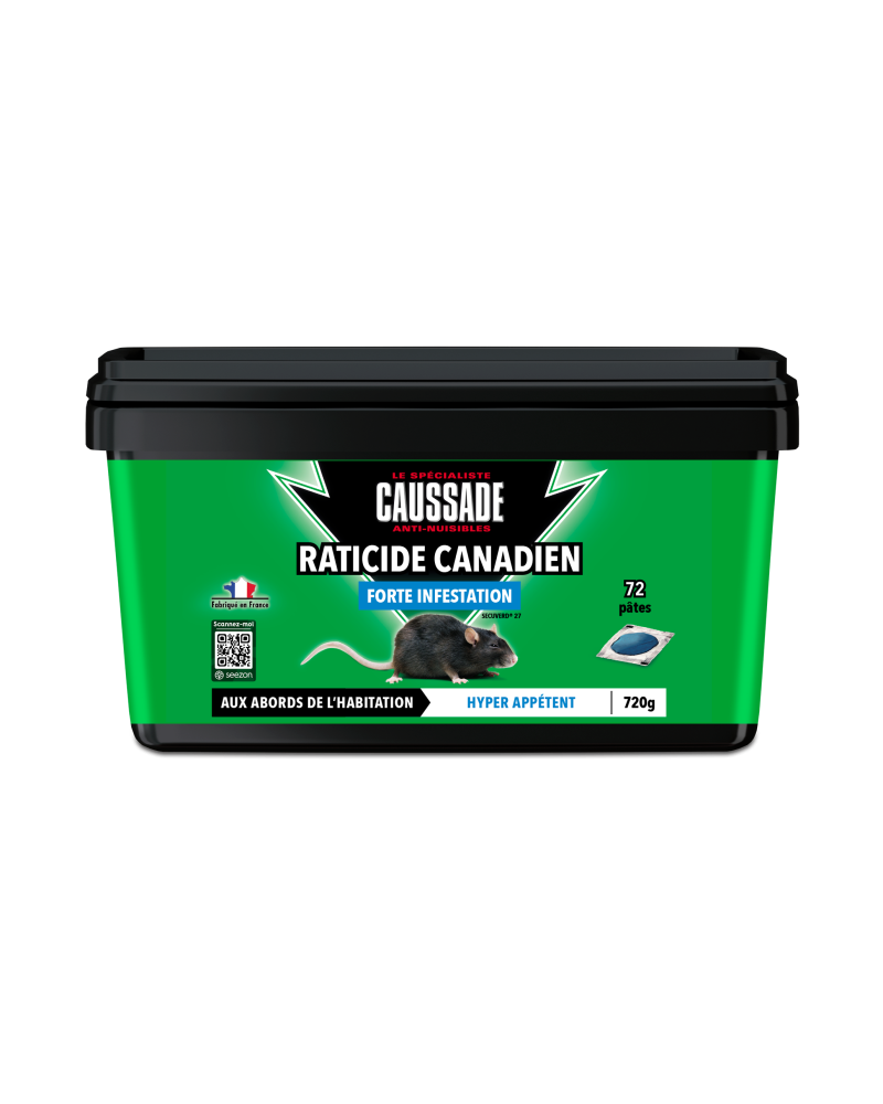Caussade raticide canadien 720g