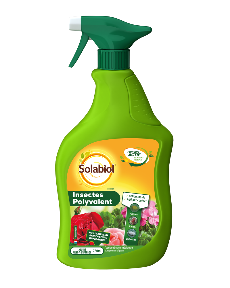 SBM insectes polyvalents 750ml huile de colza +pyrethrines