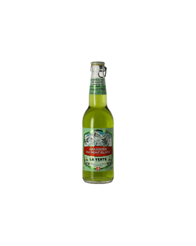 Bière Verte au Génépi sans gluten  - 33cl -  Brasserie du Mont Blanc