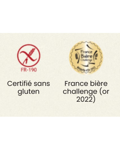 Bière Verte au Génépi sans gluten  - 33cl -  Brasserie du Mont Blanc