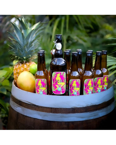Bière des îles d'or tropicale blonde 75 cl