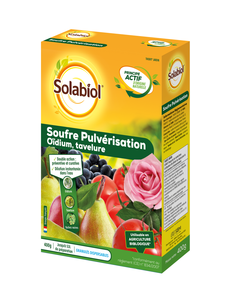 Solabiol soufre pulvérisation 400g