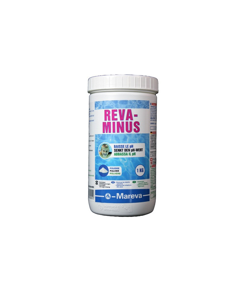 Traitement Mareva réducteur pH REVA-MINUS pH- poudre 1kg
