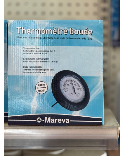 Thermomètre gris bouée Mareva