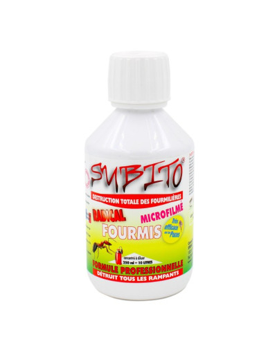 Subito insecticide concentré fourmis et fourmilières - 250 ml