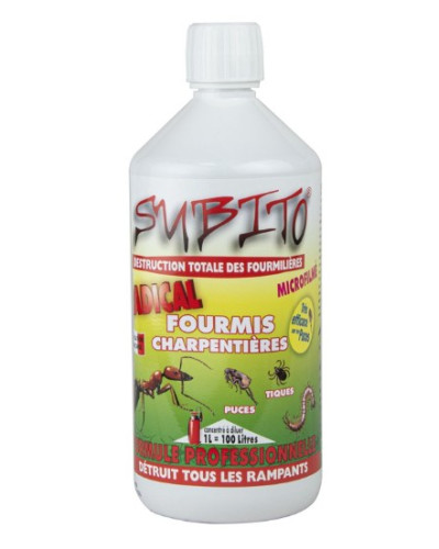 Subito insecticide concentré fourmis et fourmilières - 1L