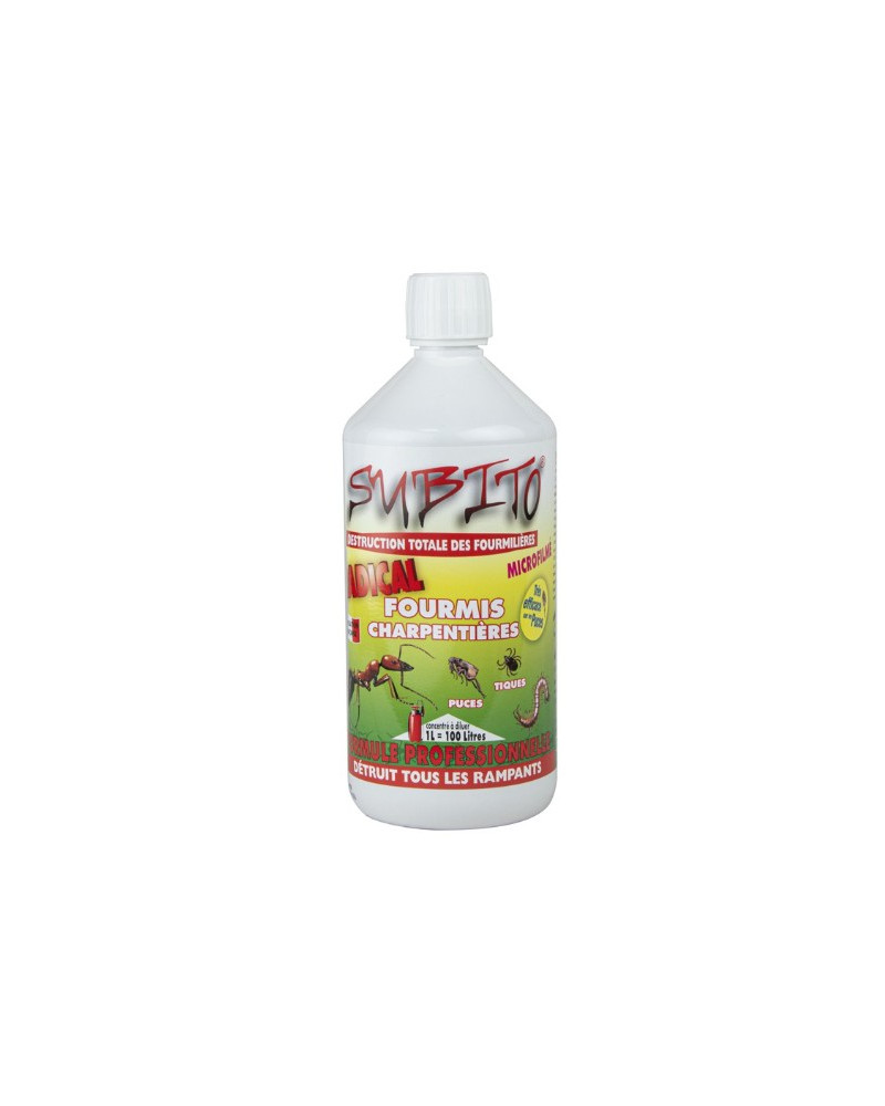 Subito insecticide concentré fourmis et fourmilières - 1L