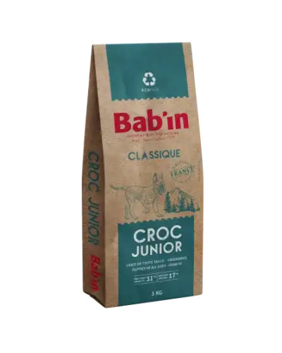 Croquette Chien BABIN Classique Croc Junior 14kg