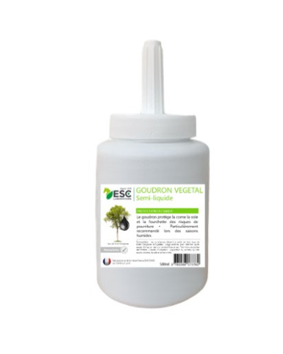 GOUDRON VEGETAL ORIGINE FRANCE – Protection de la corne – Pinceau inclus