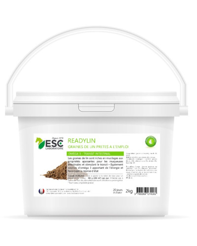 ESC Readylin Graines de lin prêtes à l'emploi seau de  1 KG