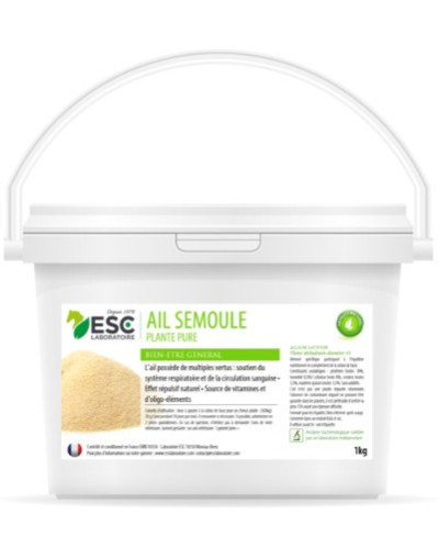 ESC Ail Semoule - Bien être général du cheval - Seau de 1 kg