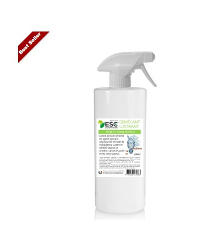 DEMELANT-LUSTRANT – Soin robe et crinière cheval – Enrichi en vitamine B et huile d’onagre