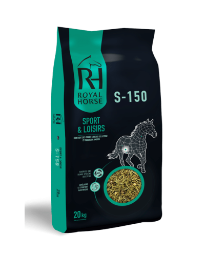 Aliment granulé chevaux de sport et loisir S-150 20kg Royal Horse