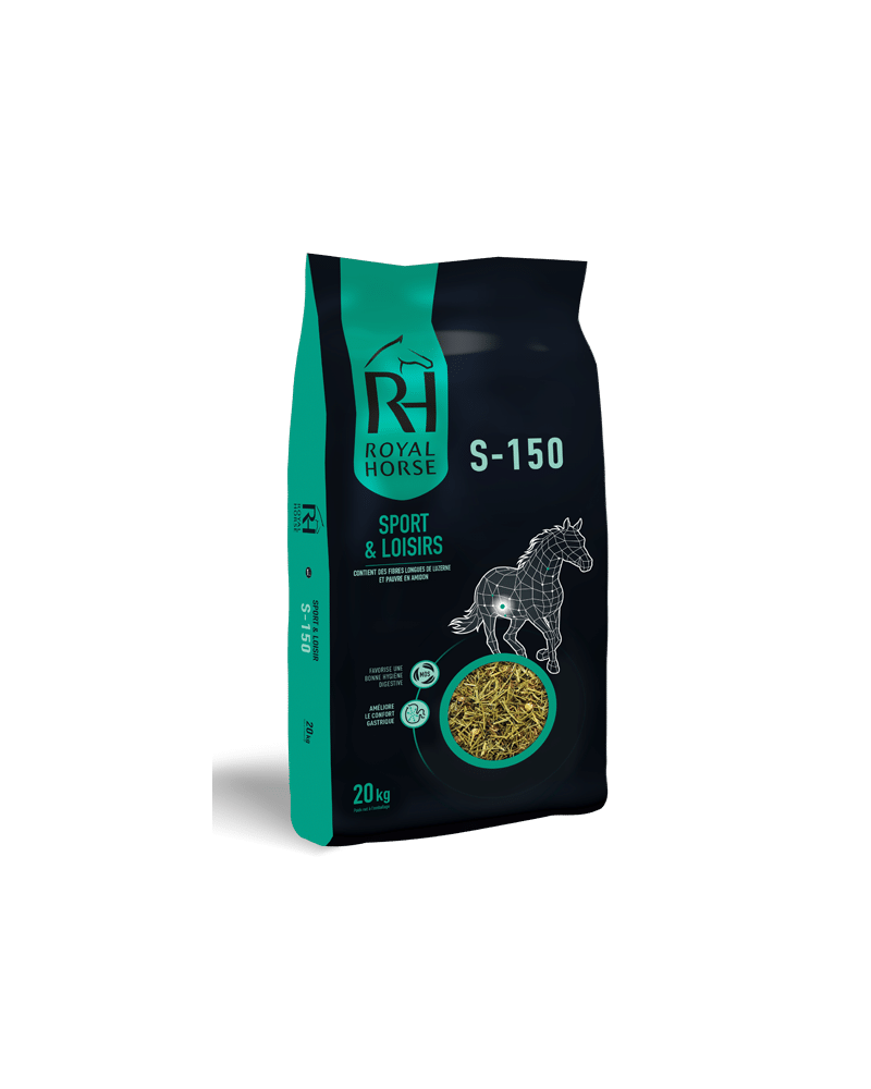 Aliment granulé chevaux de sport et loisir S-150 20kg Royal Horse
