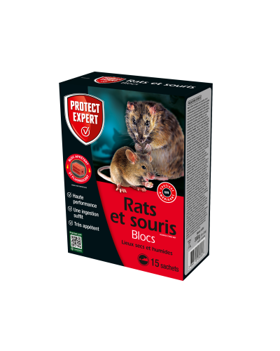 Rats & souris - blocs fluorescents 300g