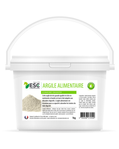 Argile alimentaire 1kg ESC