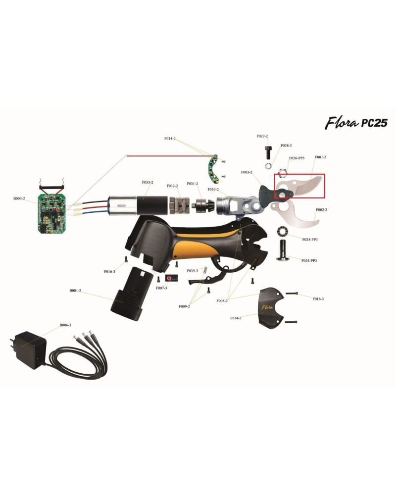 Lame Flora PC25 F001-2