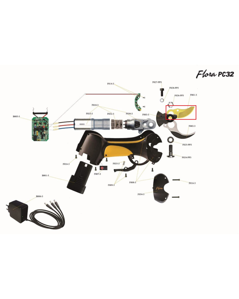 Lame Flora PC32 F001-3