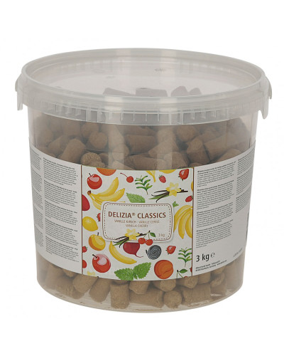 Friandises pour cheval à la vanille cerise Delizia 3kg KERBL