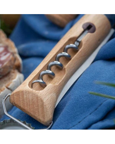 OPINEL tire-bouchon/décapsuleur n°10 - Le couteau des pique-niques à la française