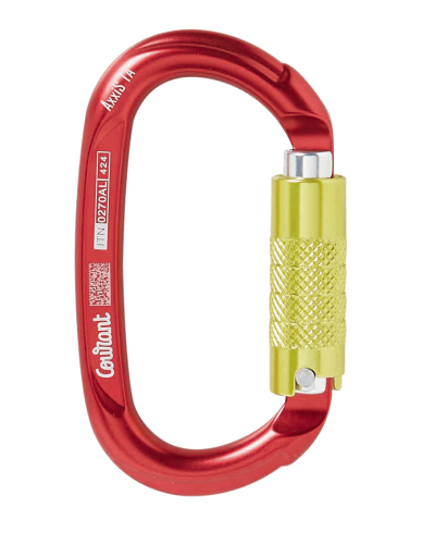 Mousqueton ovale triple lock Axxis TL