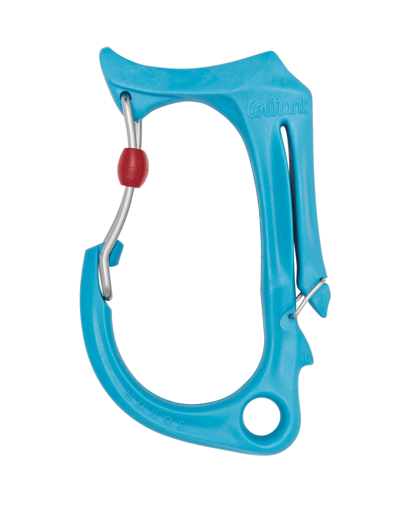 Mousqueton porte tronçonneuse bleu taille L Honos