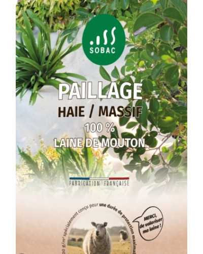 Rouleau paillage potager laine 0.6 x 3 m