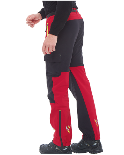 Pantalon ARK d'élagage taille S rouge