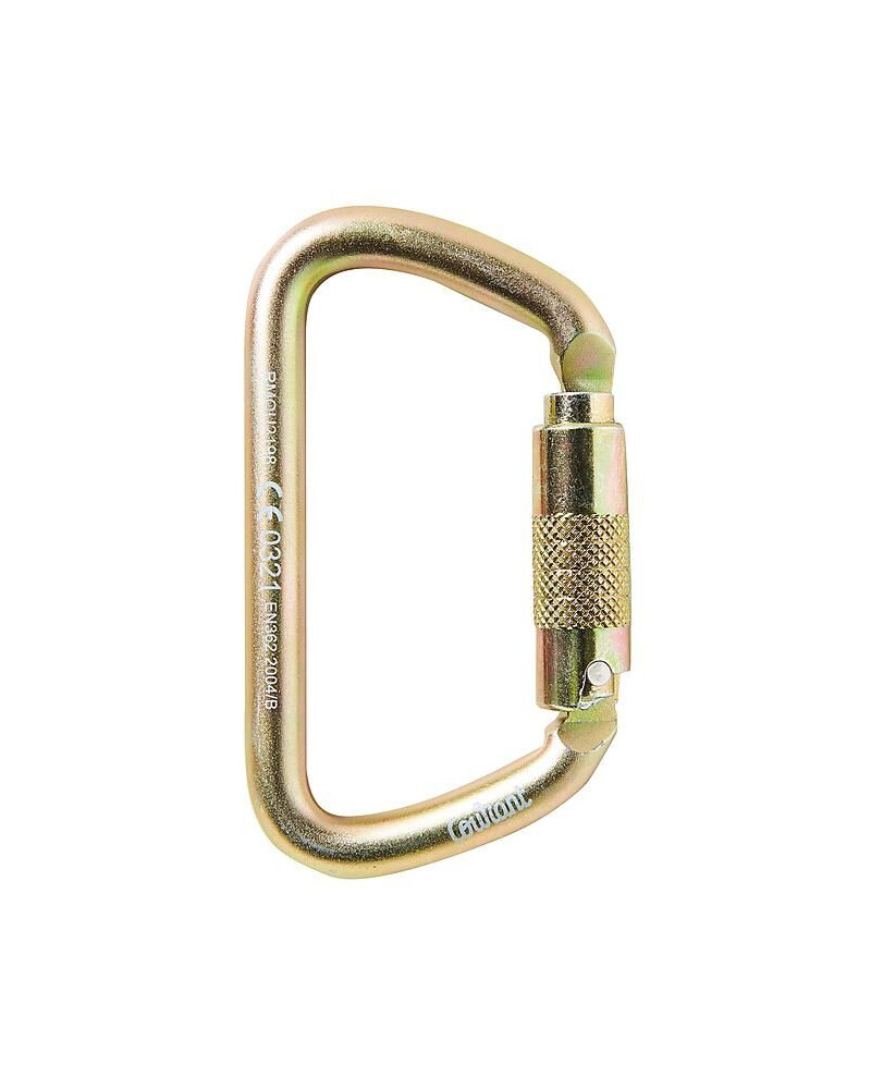 Mousqueton acier à ouverture désaxée triple lock CORE