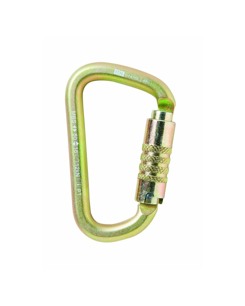 Mousqueton acier HMS triple lock Victo