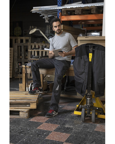 Pantalon de travail VULCAIN gris sombre/noir Taille 40 - Marque LMA