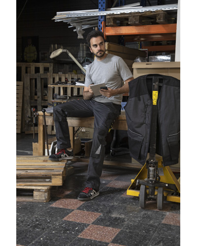 Pantalon de travail VULCAIN gris sombre/noir Taille 42 - Marque LMA