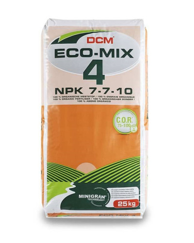 Engrais organique 7-7-10 Sac 25kg Ecor 4 DCM UAB