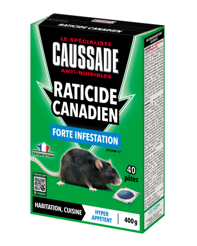 Caussade raticide canadien 400g