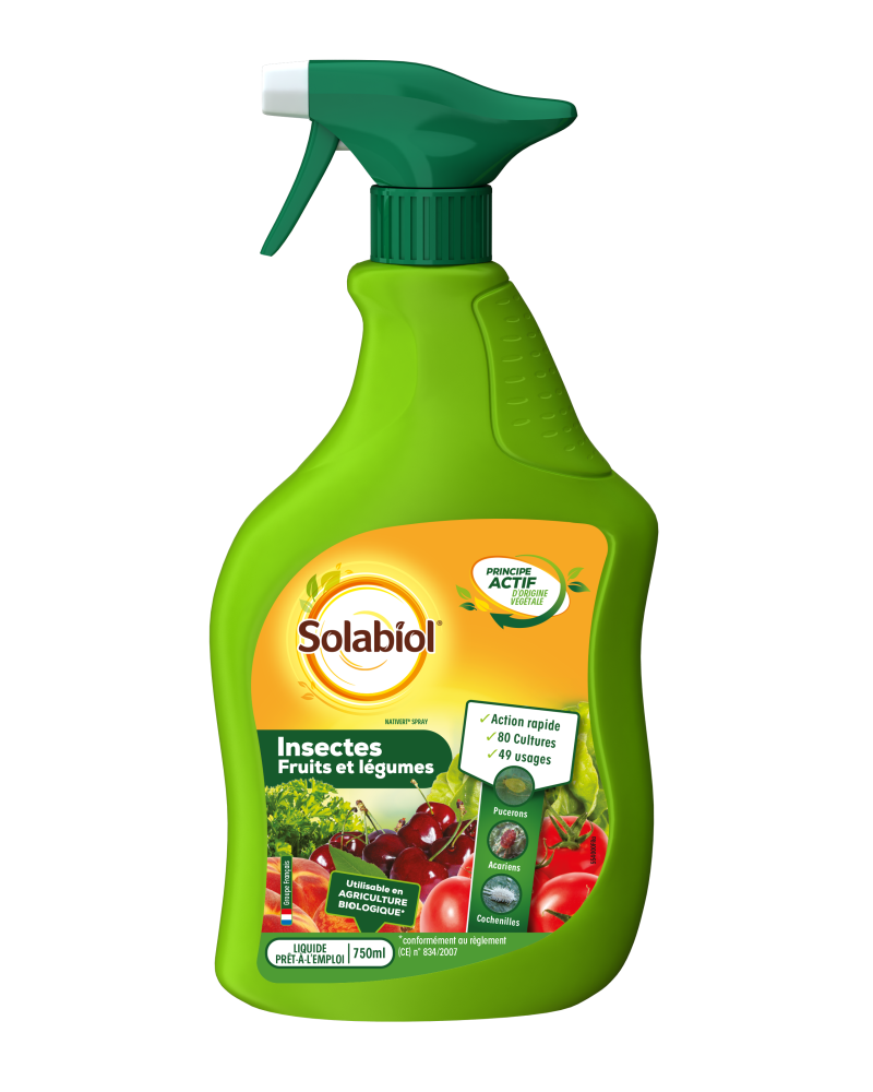 Solabiol insectes fruits & légumes 750ml