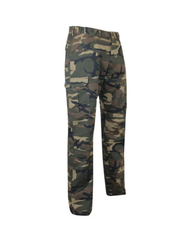 Pantalon de travail multipoches SANGLIER camouflage Taille 48