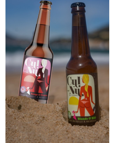 Bière des iles d'or blonde bio Cul nu au Levant 75 cl