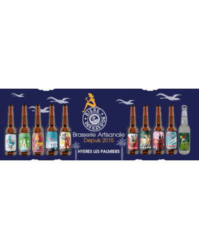 Bière des iles d'or blonde bio Cul nu au Levant 75 cl