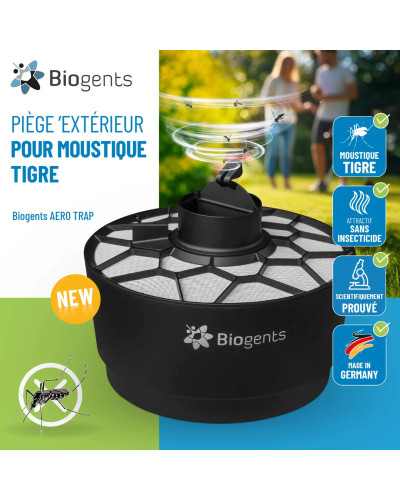 Piège anti-moustiques extérieur 300 m2 AERO TRAP Biogents