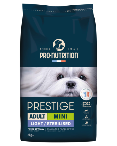Croquette chien adult mini light pro-nutrition 3kg