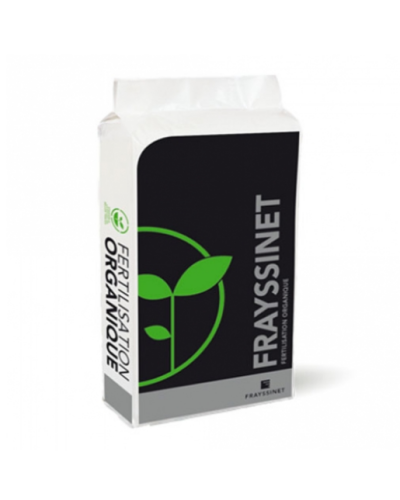 Amendement organique granulé avec engrais 2,8-1-1,5+2Mgo Sac 25kg Bactor Frayssinet Bio