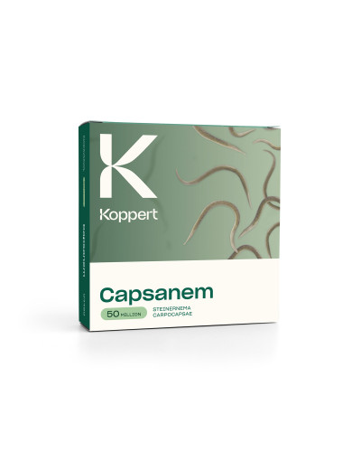 Nématodes Capsanem  contre les ravageurs des cultures sous abris et extérieur 2 sachets de 25 millions